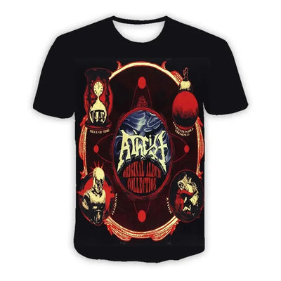 Atheist  Band 3D Printed Casual Fashion T-shirts For Women Men