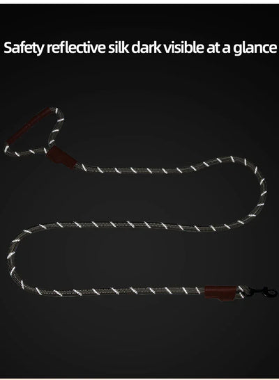 Dog Leash Reflective Lead Dog Pet Leashes Long Lanyard Walking Reflective Traction Rope for Puppy Small Medium Large Dogs