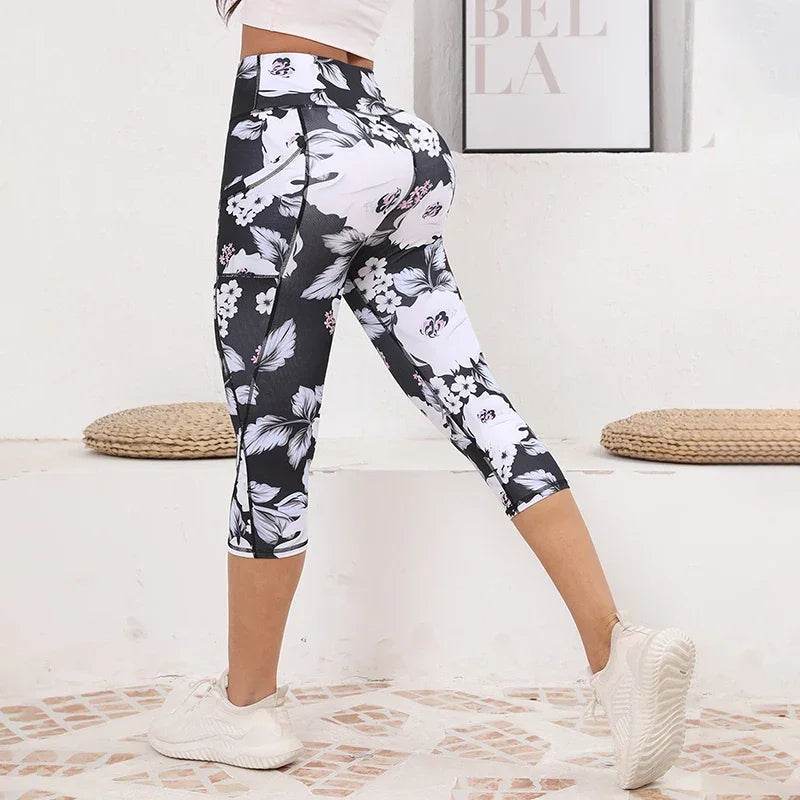 Capri Leggings with Pockets for Women