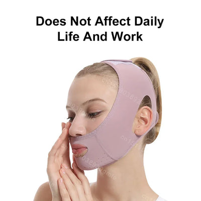 New Reusable Face Slimming Bandage Women V Line Face Shaper Chin Cheek Lift Up Belt Facial Massage Strap Skin Care Beauty Tools