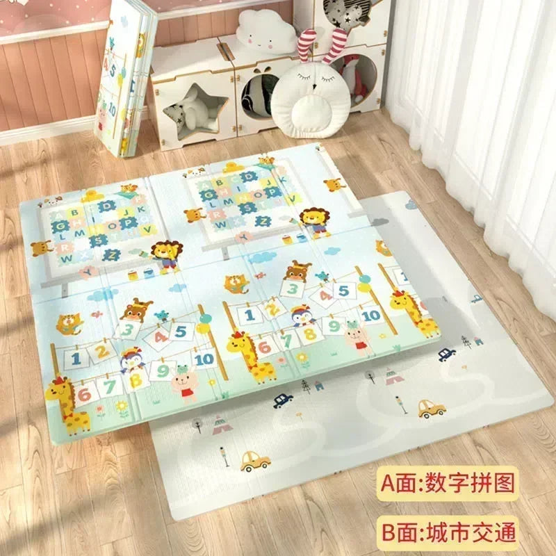 Baby Play Mats Activities Mats For Baby Game Mats Waterproof Children's Rug Kids Crawling Play Floor Carpets משטח פעילות לתינוק