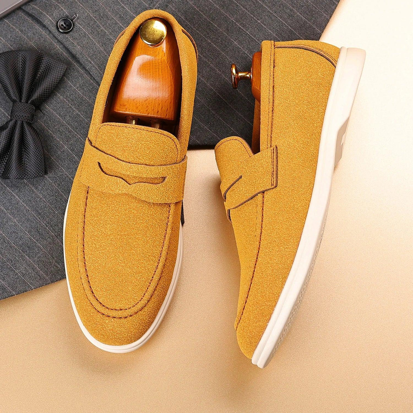 Men's Loafers Casual Slip On Shoes Soft Lightweight