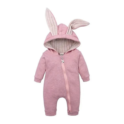Cute Rabbit Ears Hooded Baby Rompers/Jumpsuit  Costume |Infant Baby Outfits Boys Girls  Newborn Clothing