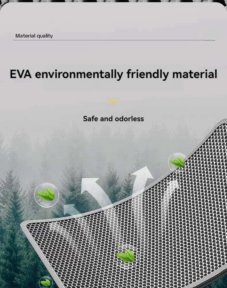 Cat Litter Mat EVA Double Layer Cat Litter Mat Cat Litter Basin Sand Falling Mat Eva Cat Litter Mat Cat Nest Mat Pet Mat