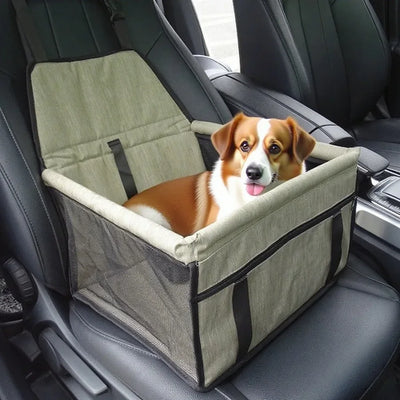 Pet Carrier – Car Seat Basket & Travel Kennel | Safe Dual-Use Design for Dogs/Cats | Collapsible Handbag for Outdoor Adventures