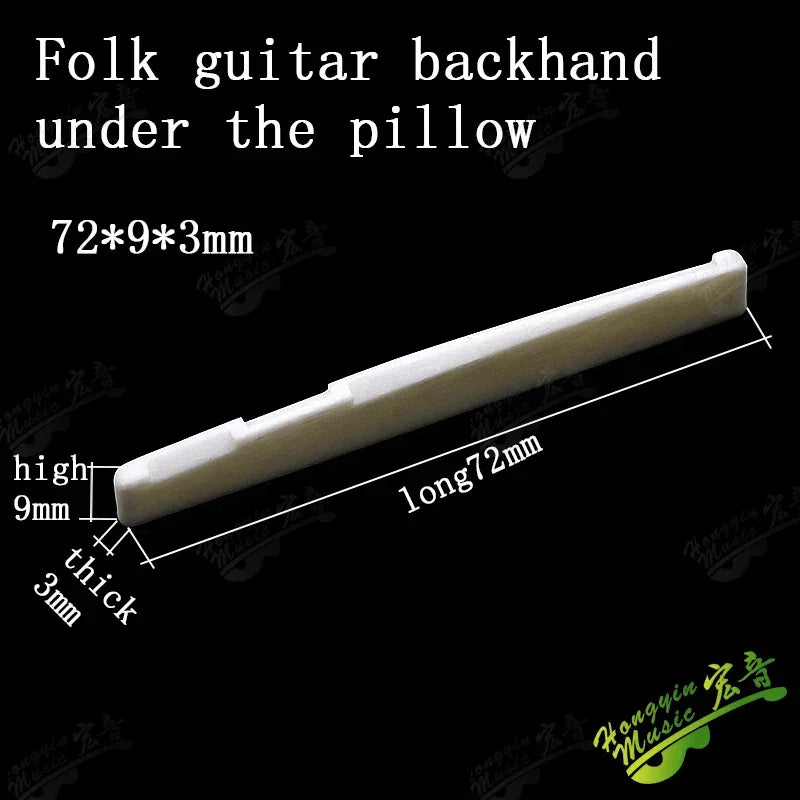 Acoustic guitar  and 4 5 6 7 12String Bass guitar nut slotted, upper and lower nuts slotted in various sizes Made of Bovine bone