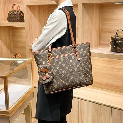 Brand handbag for women 2025 new spring/summer high-end texture retro designer single shoulder crossbody bag with large capacity