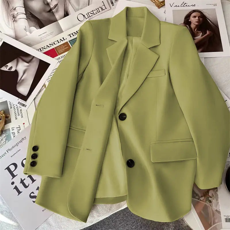 Stylish Trendy Elegant Casual Blazer Women's Autumn Coat