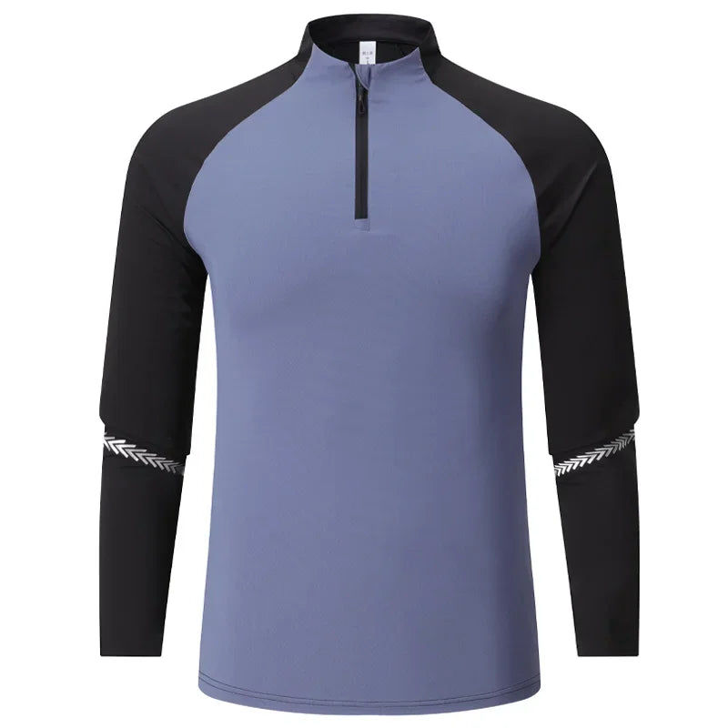 Athletic Pullovers Sport Shirt Men Fitness Training Tops Gym Casual Running Long Sleeve Male Outerwear Jogging Sport Clothing