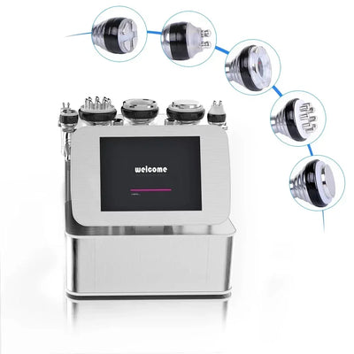 Portable 40K Cavitation RF Vacuum Fat Burning Machine Home Use for Body Slimming Weight Loss Cellulite Removal Lymph Drainage