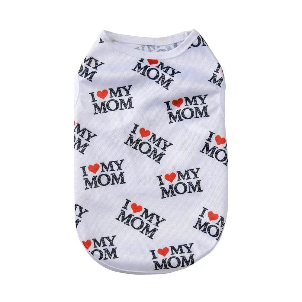 Summer Dog Clothes Small Large Dogs Cats Breathable Pet Mesh Clothing Puppy Vest Lightweight T-shirt Comfortable Pets Costume