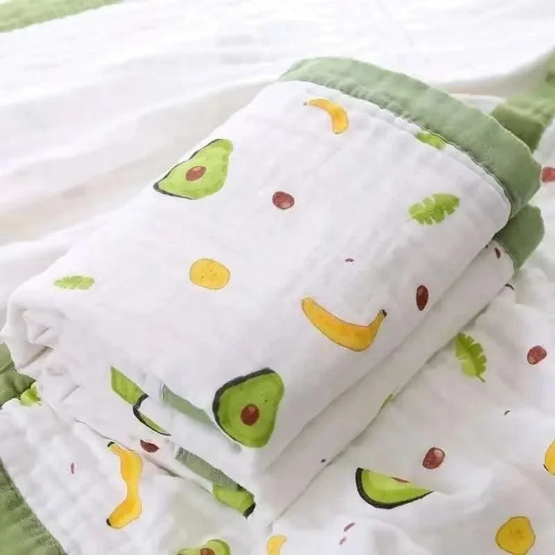 Baby Bath Towel Pure Cotton Super Soft Gauze Newborn Is Covered by Children Blanket Four Seasons Chil baby quilt