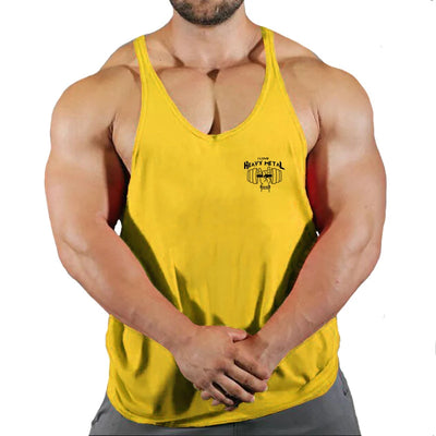 Fitness Clothing Bodybuilding Shirt Men Top for Fitness Sleeveless Sweatshirt Gym T-shirts Suspenders Man Men's Vest Stringer