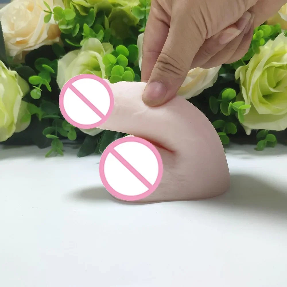 Ftm Packer Ultra Soft Realistic Short Small Dildo Dress Male Genitalia Transgender STP Prosthetics Penis