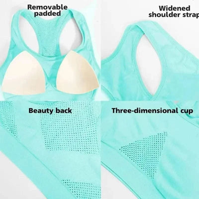 Women Breathable Sports Br a Activewear
