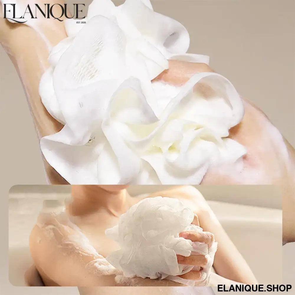 Loofah Bath Ball with Soap Dispenser – Daily Exfoliating Body Scrub