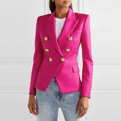 Spring and Autumn New Blazers for Women Clothing Autumn and Winter Solid Color Fashion Casual Suit Slim Blazers Women