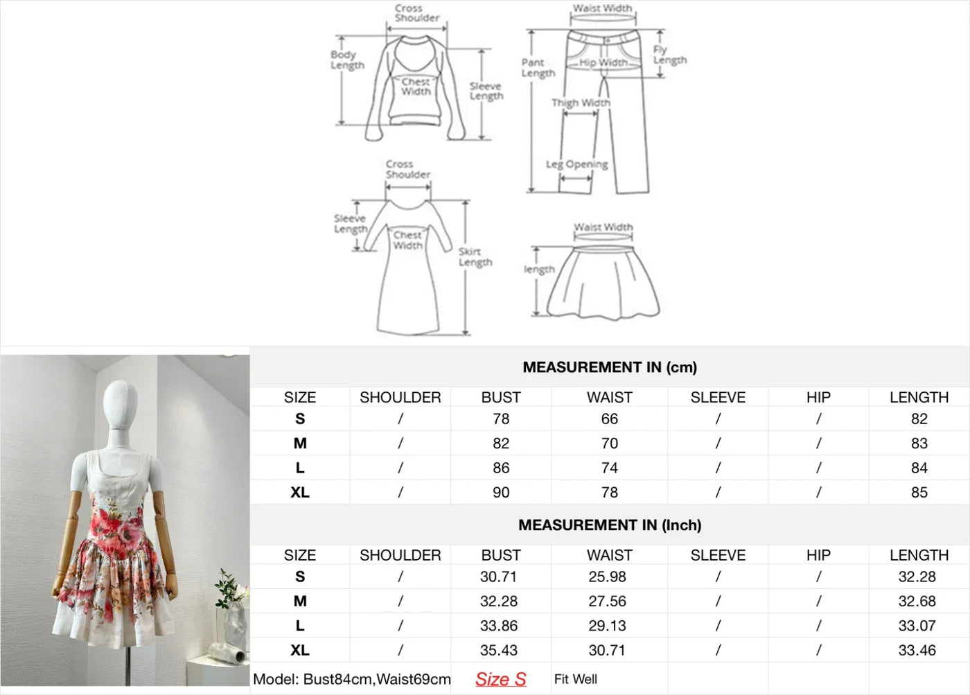 Linen 2025 Summer High Quality New Sleeveless White A-line Cut Out Floral Print Pleats Women Mini Dress