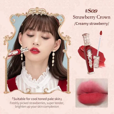 Flower Knows Strawberry Lipstick  Collection Lip Cream Beauty Lip Gloss Lipstick 3.5g