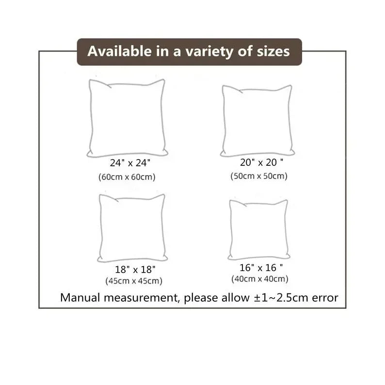 Home Decor Autumn Scenes: Door, Bicycle, Basket Decor Pattern Cushion Cover Suitable for Sofa Bedroom Car Pillow Cover