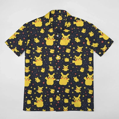Summer Men's Shirt Cute Animal Print  Shirt