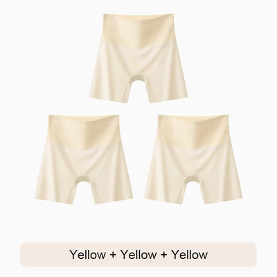 Underwear for Women Seamless Panties Women's Shorts Woman Girdle Brief Ice Silk Shorts Under the Skirt Safety Short Pants Summer