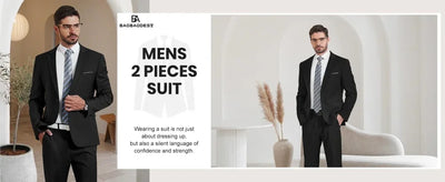 Men's 2-Pack Formal Trousers | Daily  Wear & Wedding/Prom Dress Pants with Tuxedo Styling  Corporate, Interviews, Groom