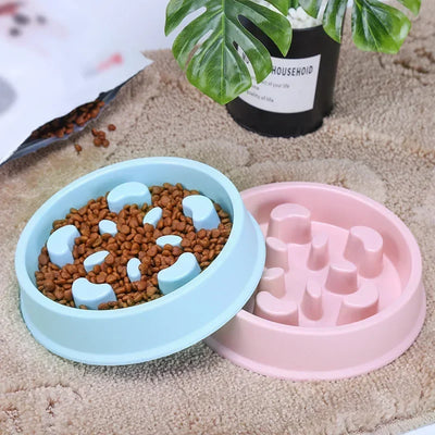 Portable Pet Dog Supplies, Puppy Feeding Food Dish, Slow Down Eating Feeder Bowl to Prevent Obesity, Dropshipping, 2023