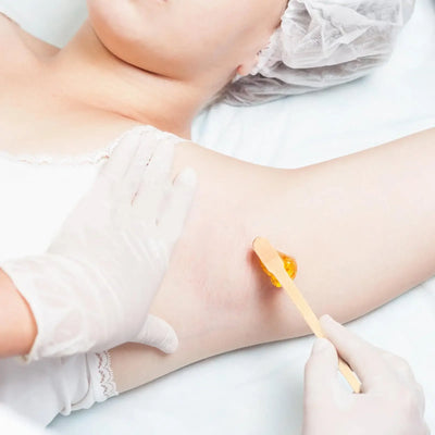 100 Pcs Body Hair Waxing Applicator Women Hairs Wax Rod Elliptical Wax Stick Waxing Sticks For Areas Hard Wax Removal Spatula