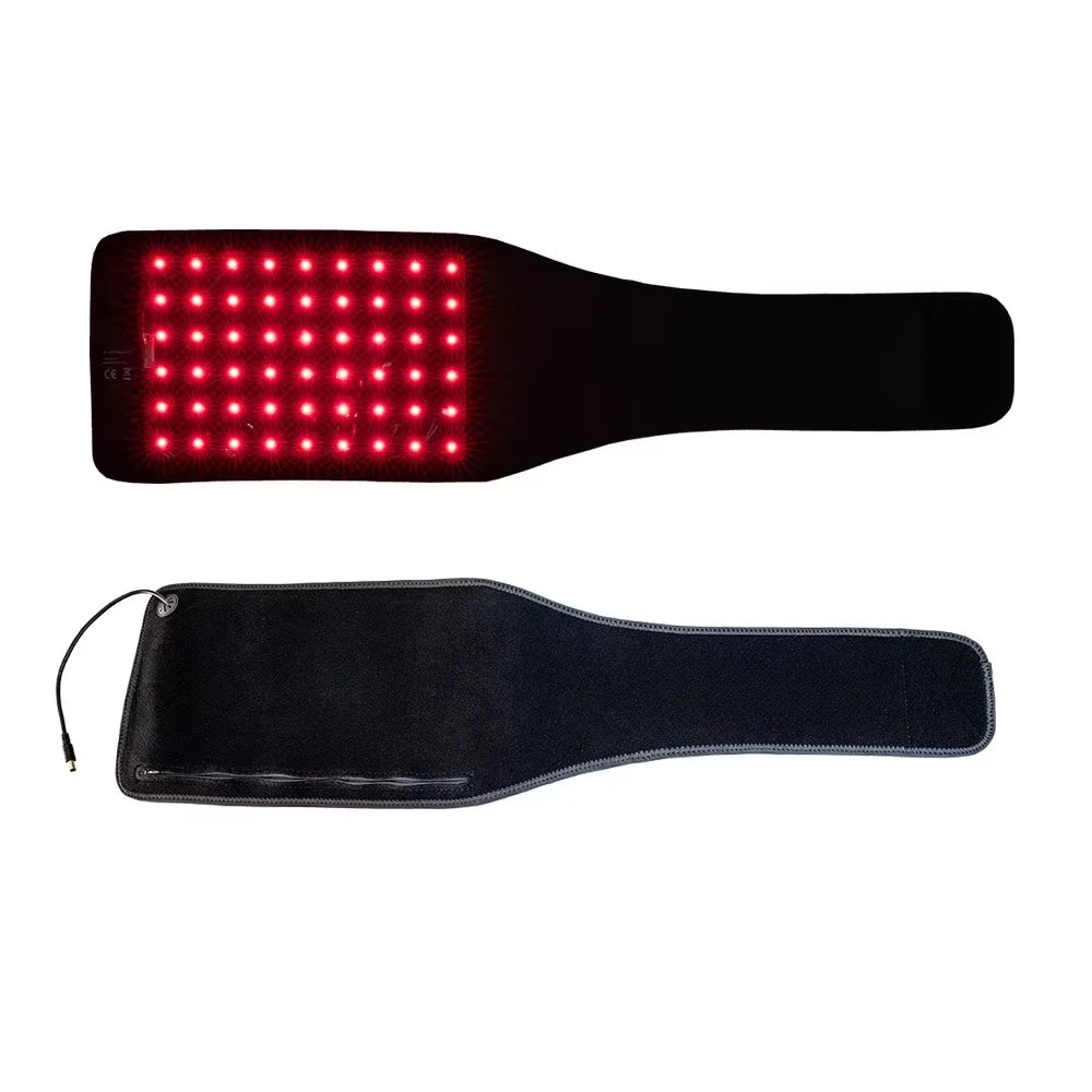 Red LED Light Therapy Pad for Horses with Black Fabric Cover