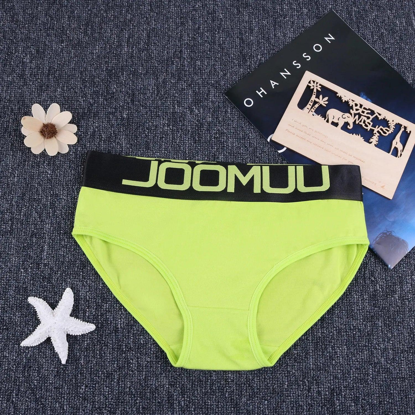 Popular Solid Women's Cotton Panties Boxer Underwear Ladies Breathable Letter Belt Briefs Sexy Sports Female Knickers Boyshorts