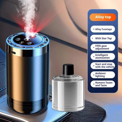 Car Air Humidifier Fragrance Diffuser Car Air Fresheners Perfume Essential Oil Diffuser Odor Eliminator Removing Humidifier