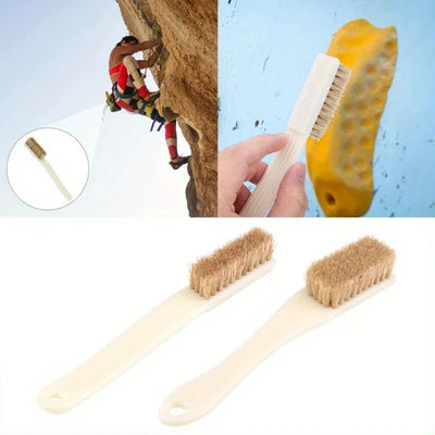 2pcs High-Index Plastic Rock Climbing Brush, Chalk Cleaning Tool for Indoor & Outdoor Holds, Easy Use for Climbing & Bouldering