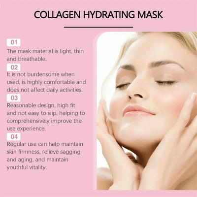 Deep Collagen Mask Facial Shrink Pores Moisturizing Overnight Mask Anti-Wrinkle Hydrating Refreshing Brightening Face Skin Care