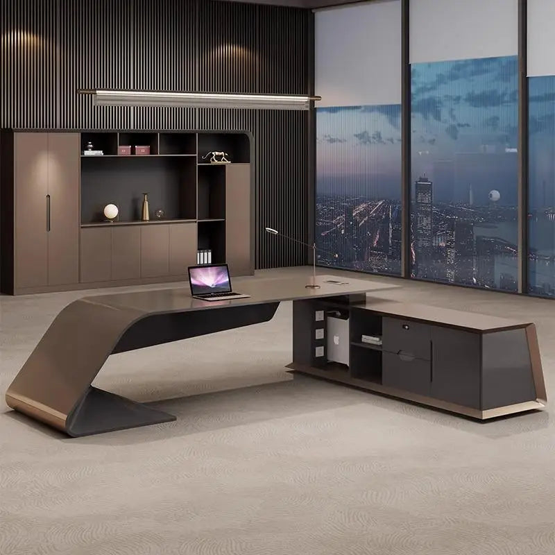 Design Organizer Office Desk Reading Nordic Quality Secretary Computer Desks Light Luxury In Stock Mesa Escritorio Furniture