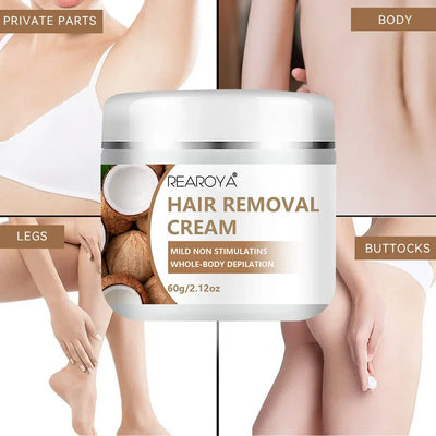 Fast Hair Removal Cream Painless Hair Growth Inhibitor Arm Armpit Legs Permanent Depilatory for Men Women Beauty Health Care