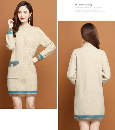 Woman Knitted Dress Bodycon Crochet Dresses for Women Cheap Casual Thic X Elegant Luxury Long Sleeve Aesthetic Sensual Sexy Xxl