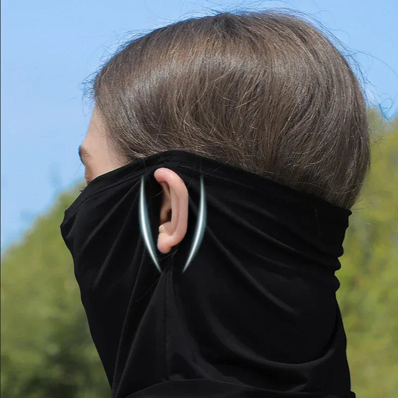 Summer Hats For Women Sunscreen Outdoor Anti UV Cycling Beach Hat Female Floppy Foldable Ladies Hat Sunhat Ice Silk Face Cover