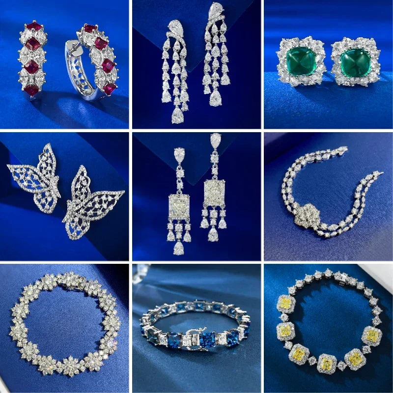 925 Sterling Silver Fine Jewelry Pendants Necklace Wholesale Fashion Luxury Wedding Simple Jewelry For Women