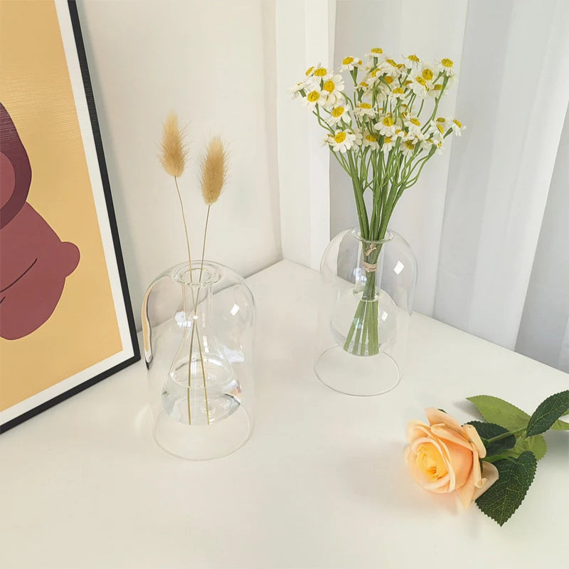 Aromatherapy Diffuser Bottle Glass Essential Oil with Diffusers Sticks Storage Containers Transaprent Modern Home Decorations