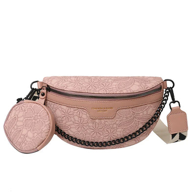 Designer Woman Chest Pack Retro Embroidery Belt Bag Coin Purse Luxury Lady Waist Bag Fashion Brand Shoulder Crossbody Chest Bags