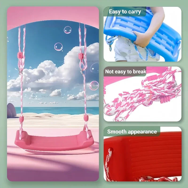 Children's swing toys Garden swing children's swing toys, adjustable rope indoor swing, baby outdoor game toys, indoor toys