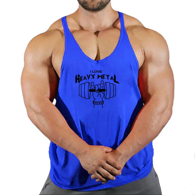 Fitness Clothing Bodybuilding Shirt Men Top for Fitness Sleeveless Sweatshirt Gym T-shirts Suspenders Man Men's Vest Stringer