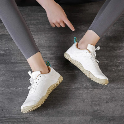 Wide Barefoot Sneakers for Women - Natural Foot Movement Wide Toe Box Shoes, Lightweight Zero-Drop Minimalist Design for Running