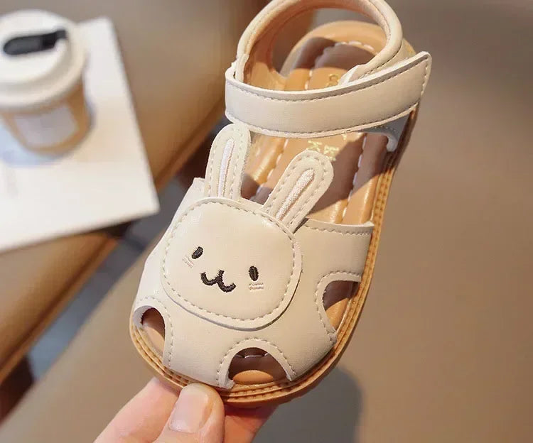 Baby girl’s cute casual flat sandals | sandals/shoes | kids children toddlers footwear