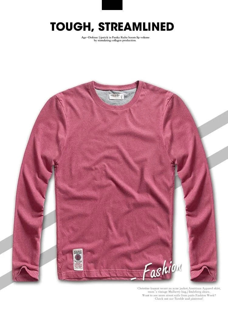 Men's Casual O-neck Long Sleeve T-shirt | Sweatshirt Shirts Tee Tops |Spring, Summer, Autumn, Winter