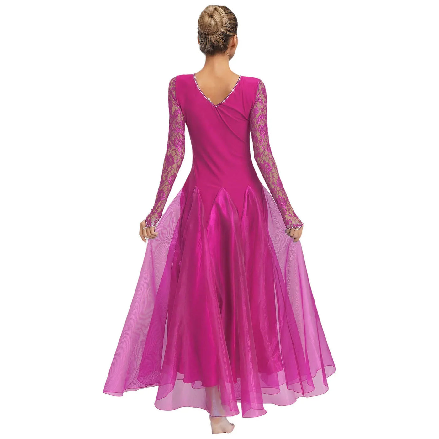 Waltz Ballroom Competition Dress Women Evening Gowns Concert Outifts Modern Tango Standard Dance Performance Stage Costume