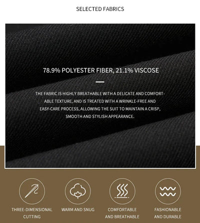 Italian Business Gentleman Slim Suit, Groom Wedding Blazers, Men's Blazers, Italian Costume, Sizes M to 5XL