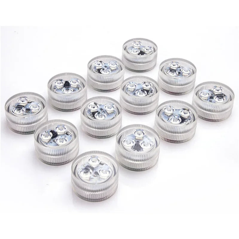 3 LED Underwater Light 16 Colors RGB IP68 Waterproof Swimming Pool Accessories Light Outdoor Submersible Lights for Pond Vase