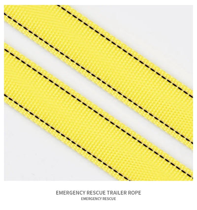 Car Trailer Rope Off road Pulling Rope 5-ton 4M 5M Trailer with Rescue Pulling Rope Steel Wire Rope Thickened Special